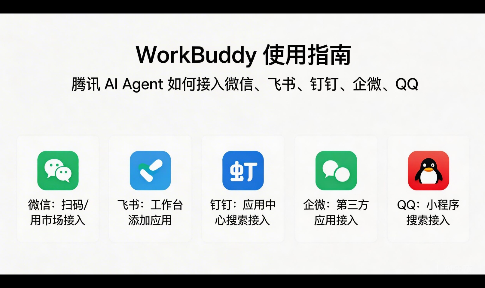 WorkBuddy 使用指南:腾讯 AI Agent 如何快速接入微信、飞书、钉钉